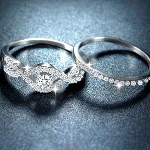 Sterling Silver Wedding Set!